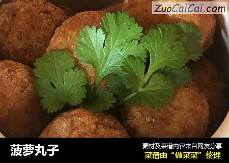 菠萝丸子