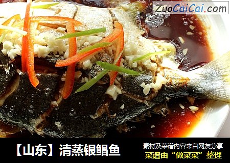 【山东】清蒸银鲳鱼