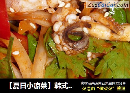 【夏日小凉菜】韩式辣鱿鱼