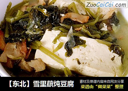 【东北】雪里蕻炖豆腐
