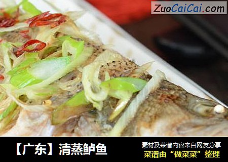 【广东】清蒸鲈鱼