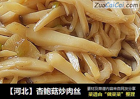 【河北】杏鲍菇炒肉丝