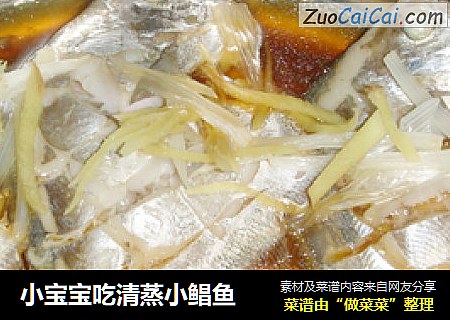 小宝宝吃清蒸小鲳鱼