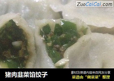 猪肉韭菜馅饺子