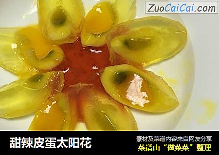 甜辣皮蛋太阳花