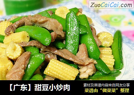 【广东】甜豆小炒肉 