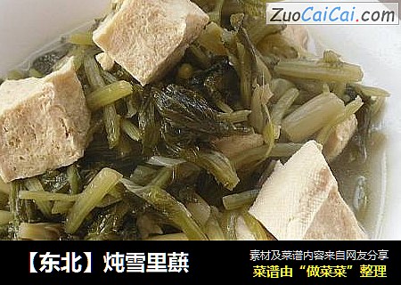【东北】炖雪里蕻