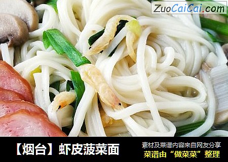 【烟台】虾皮菠菜面