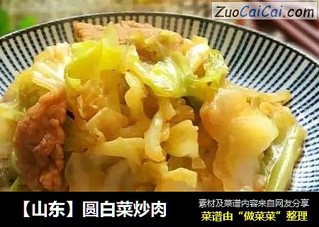 【山东】圆白菜炒肉