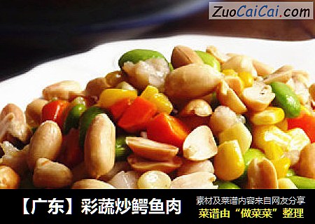 【广东】彩蔬炒鳄鱼肉