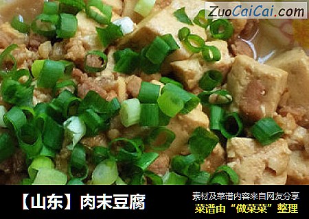 【山东】肉末豆腐