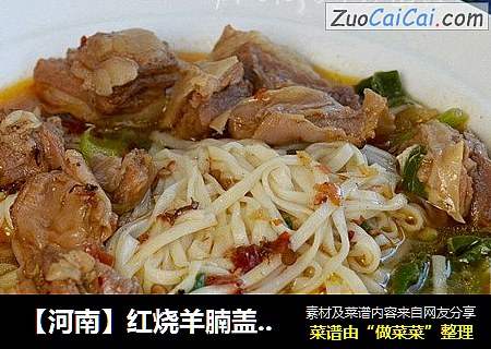 【河南】红烧羊腩盖浇面