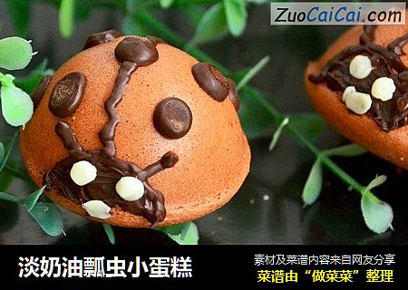 淡奶油瓢虫小蛋糕