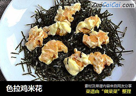 色拉鸡米花