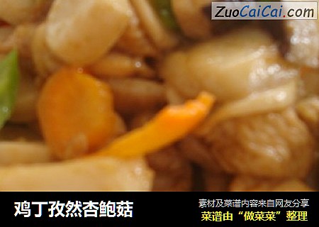 鸡丁孜然杏鲍菇