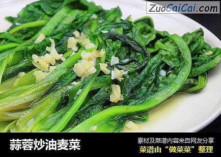 蒜蓉炒油麦菜
