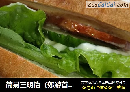 简易三明治（郊游首选）