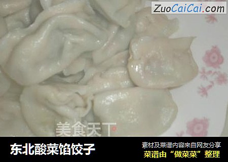 东北酸菜馅饺子