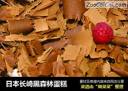 日本长崎黑森林蛋糕