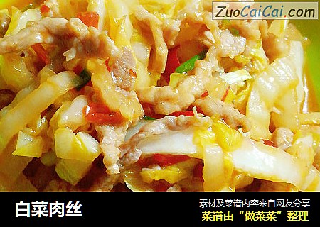 白菜肉丝