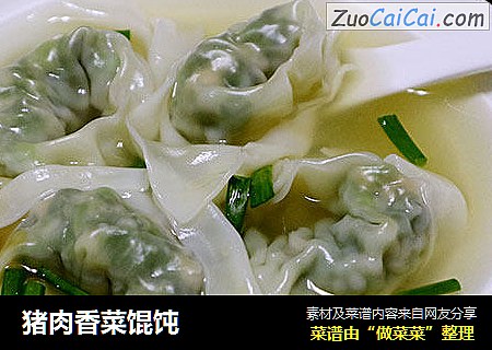 猪肉香菜馄饨