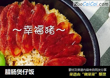 腊肠煲仔饭