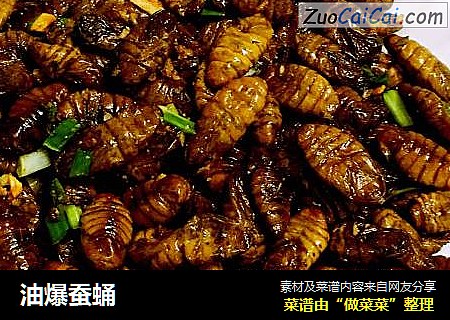 油爆蚕蛹