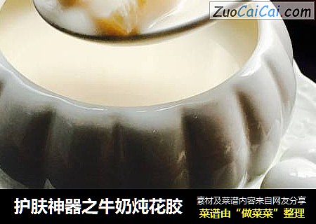 护肤神器之牛奶炖花胶