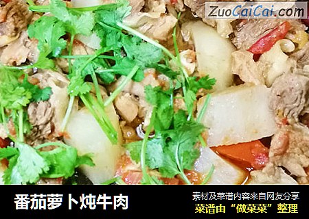 番茄萝卜炖牛肉