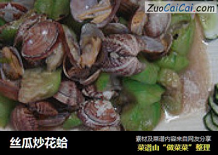 丝瓜炒花蛤
