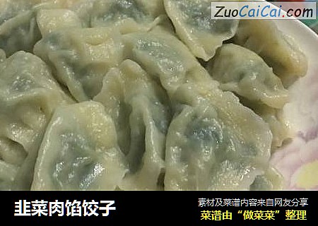 韭菜肉馅饺子