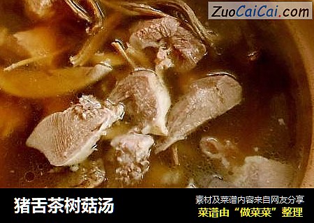 猪舌茶树菇汤