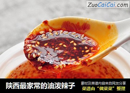 陕西最家常的油泼辣子