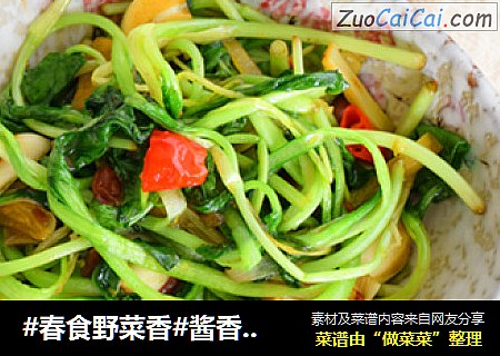 #春食野菜香#酱香鸡毛菜