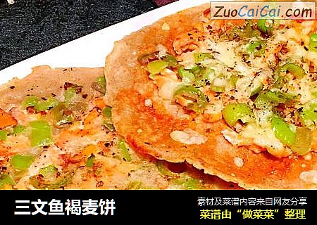三文鱼褐麦饼