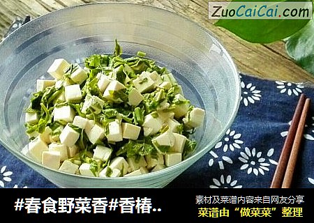 #春食野菜香#香椿拌豆腐