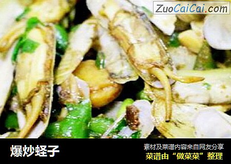 爆炒蛏子