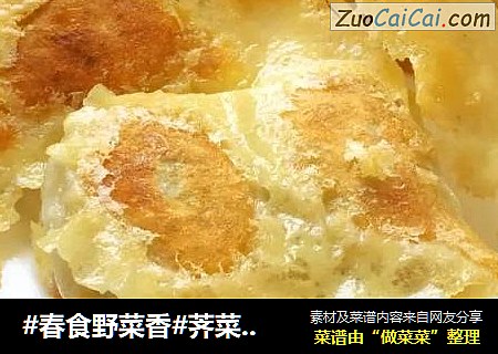 #春食野菜香#荠菜肉馅煎饺