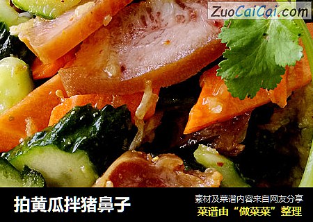 拍黄瓜拌猪鼻子
