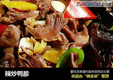辣炒鸭胗