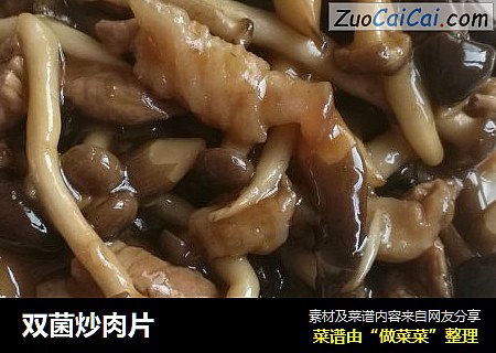 双菌炒肉片