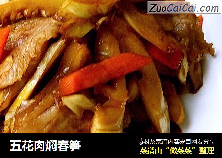 五花肉焖春笋
