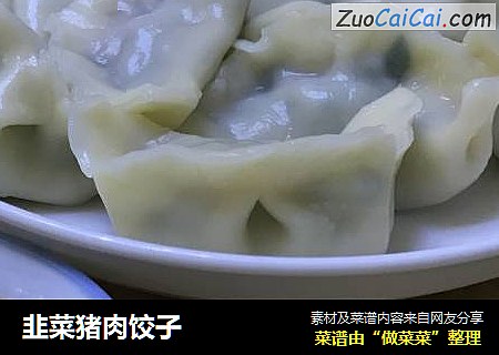 韭菜猪肉饺子
