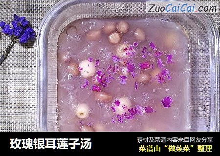 玫瑰银耳莲子汤