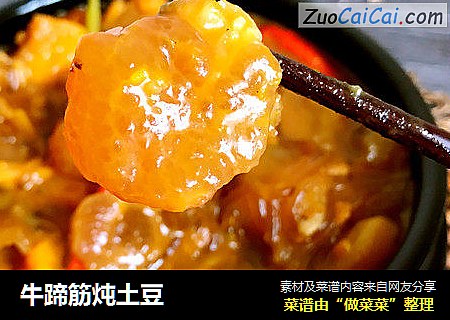 牛蹄筋炖土豆