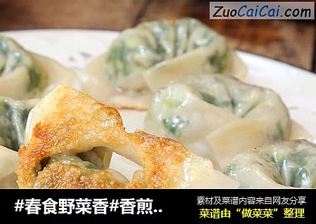 #春食野菜香#香煎荠菜馄饨