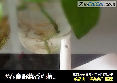 #春食野菜香# 蒲公英鸡蛋汤