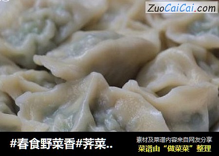 #春食野菜香#荠菜猪肉饺