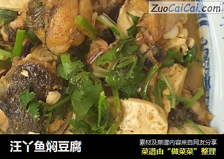 汪丫鱼焖豆腐