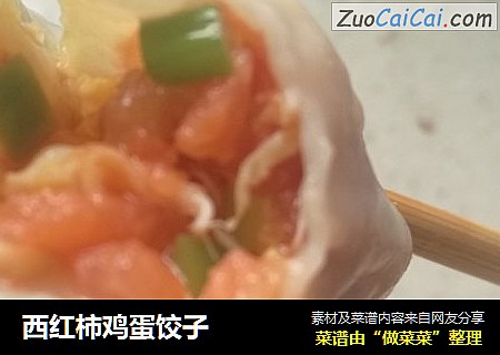 西红柿鸡蛋饺子